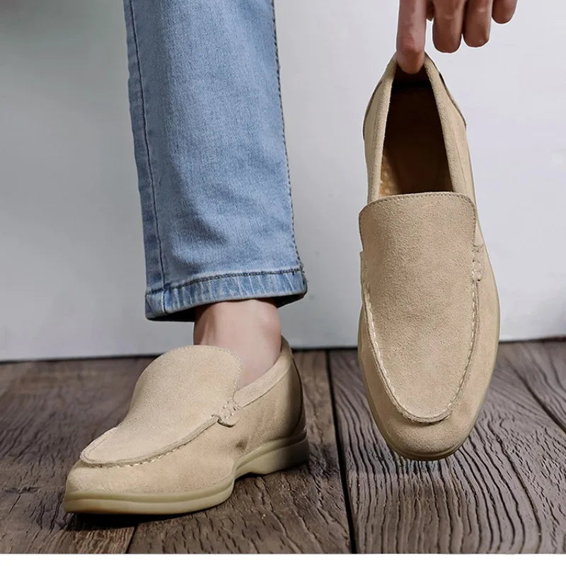 Natoli | Mocasines de ante slip-on