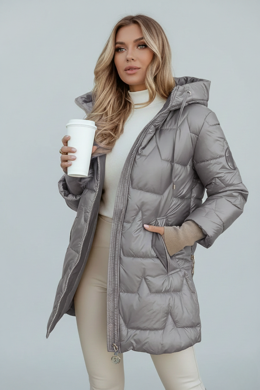 Ariana™ | Abrigo acolchado con capucha