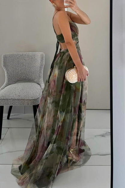 Giselle | Vestido largo de gasa