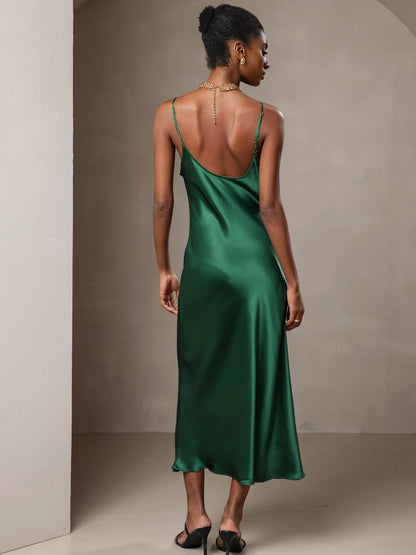 Seta - Vestido largo con tirantes finos