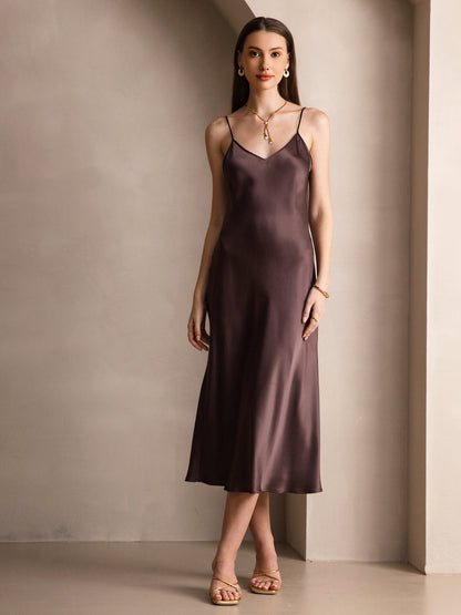 Seta - Vestido largo con tirantes finos