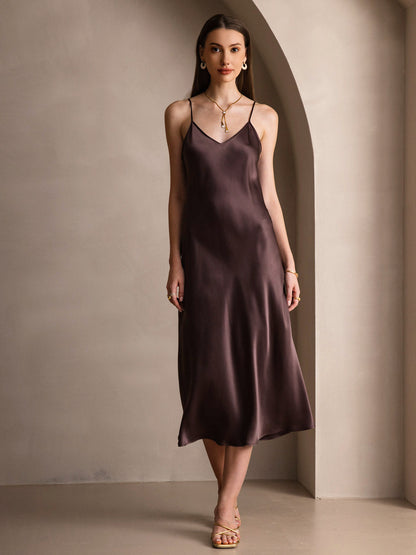 Seta - Vestido largo con tirantes finos