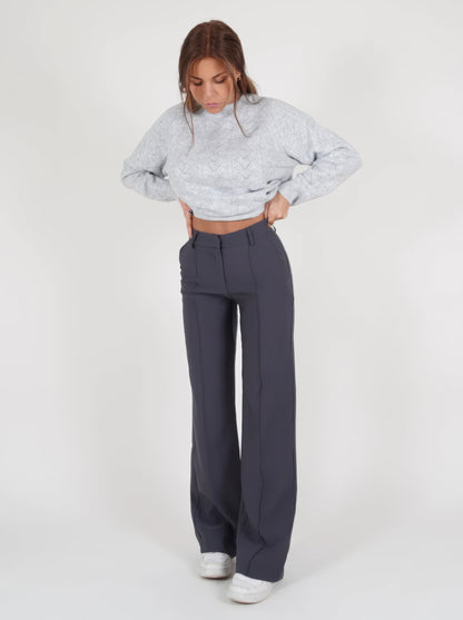 CHARLOTTE | Pantalones acampanados modernos
