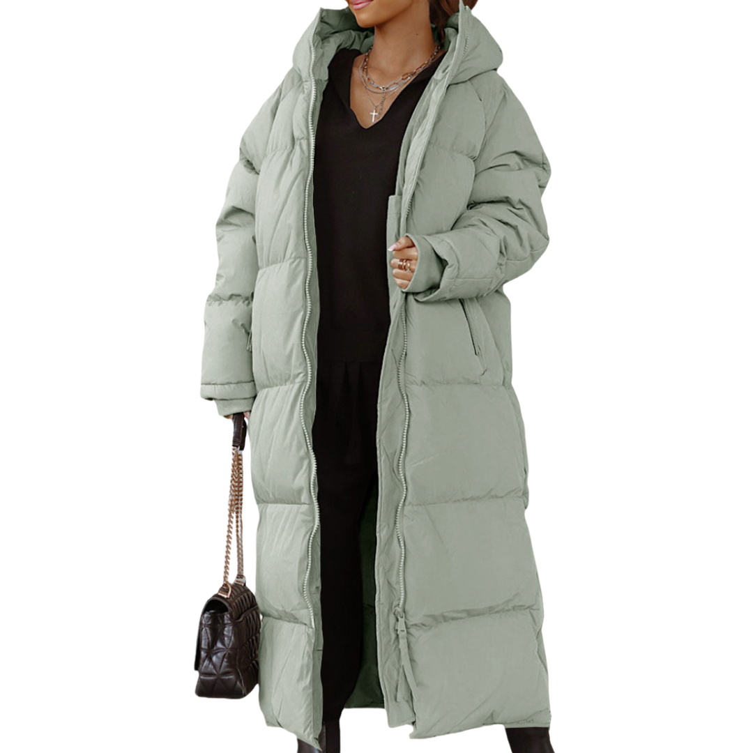 Claire™ | Abrigo largo acolchado