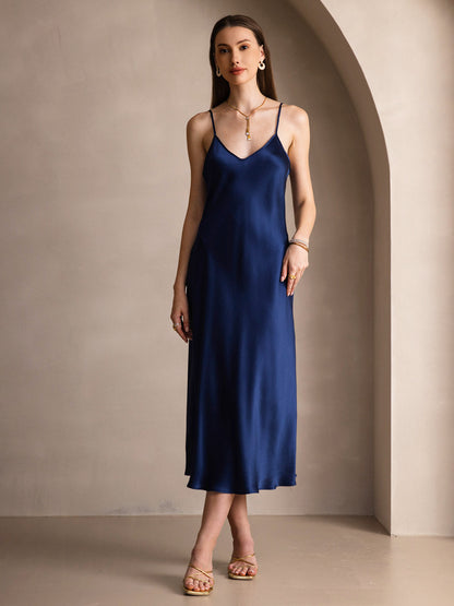 Seta - Vestido largo con tirantes finos