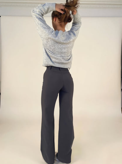 CHARLOTTE | Pantalones acampanados modernos