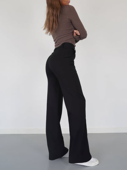 CHARLOTTE | Pantalones acampanados modernos