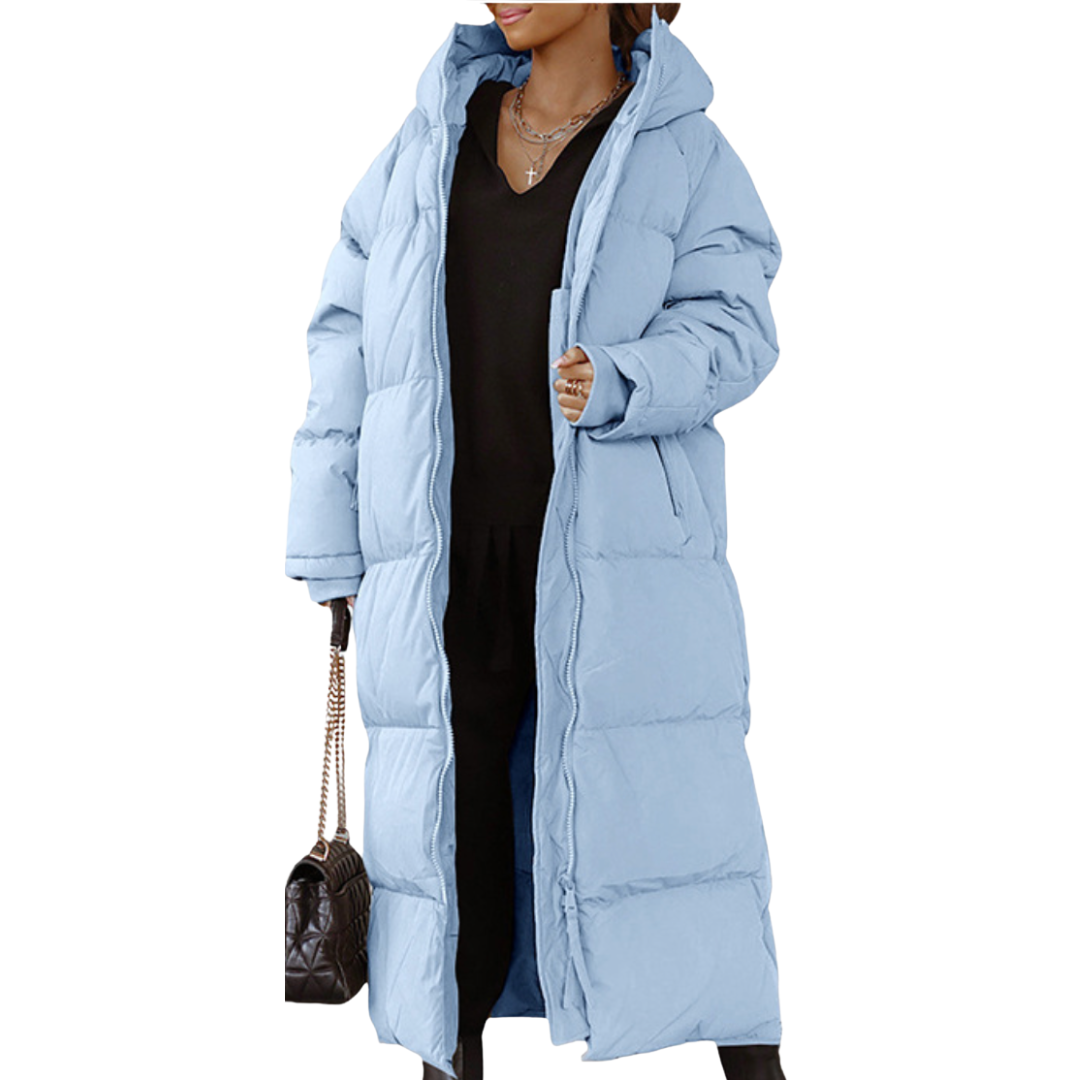Claire™ | Abrigo largo acolchado