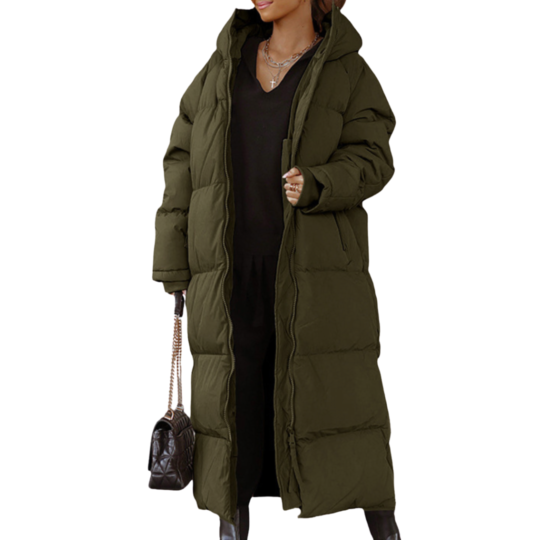 Claire™ | Abrigo largo acolchado
