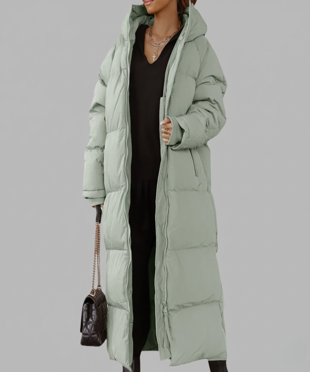 Claire™ | Abrigo largo acolchado