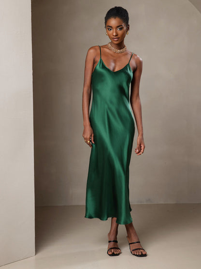 Seta - Vestido largo con tirantes finos