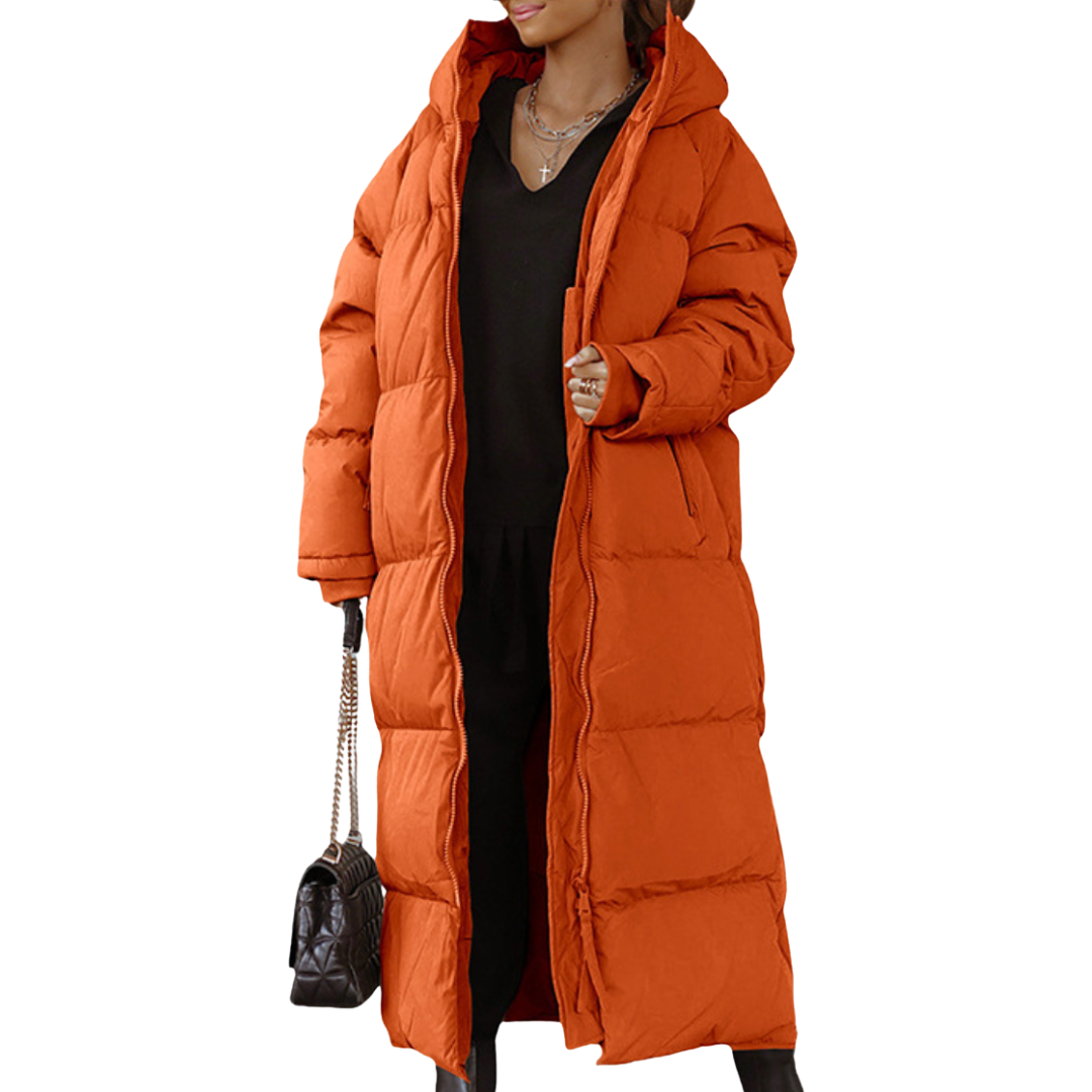 Claire™ | Abrigo largo acolchado