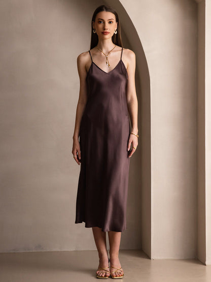 Seta - Vestido largo con tirantes finos