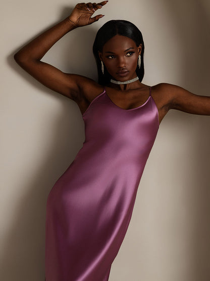Seta - Vestido largo con tirantes finos