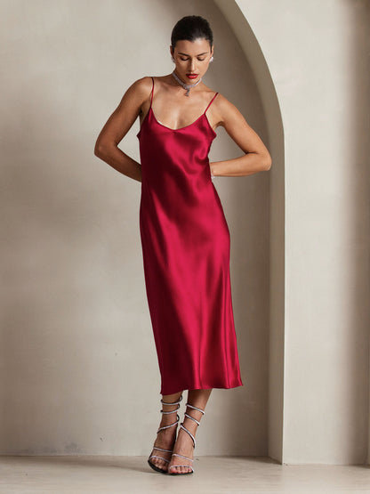Seta - Vestido largo con tirantes finos