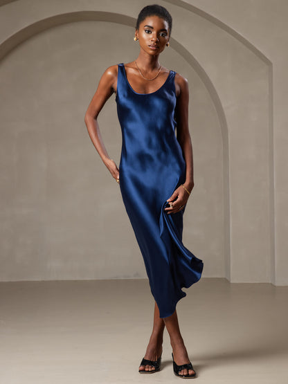 Sora - Vestido largo de seda pura