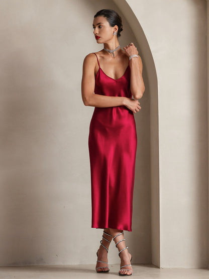 Seta - Vestido largo con tirantes finos