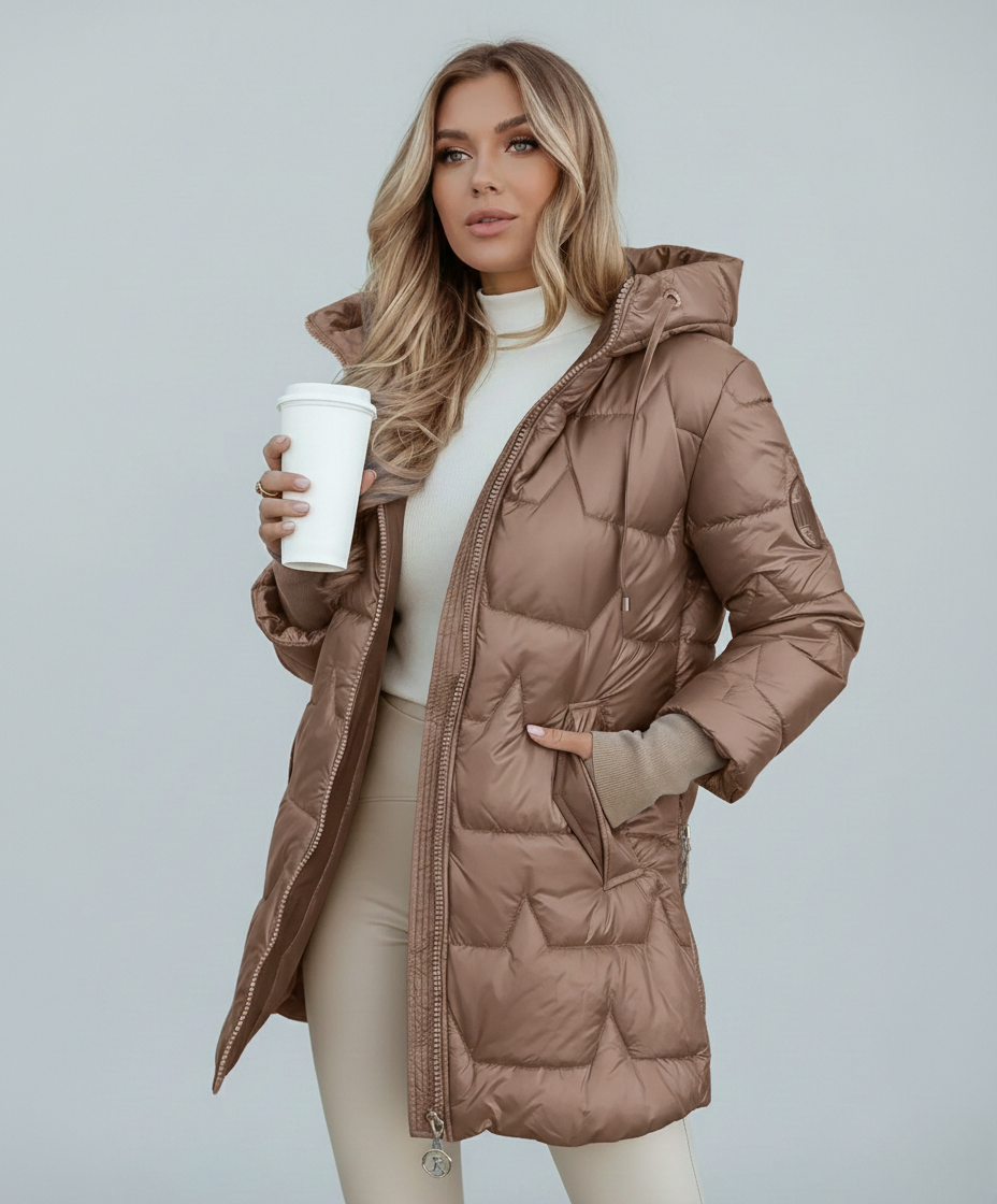 Ariana™ | Abrigo acolchado con capucha