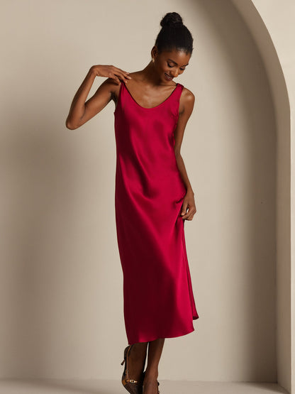 Sora - Vestido largo de seda pura