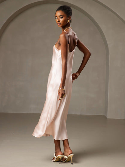 Seta - Vestido largo con tirantes finos