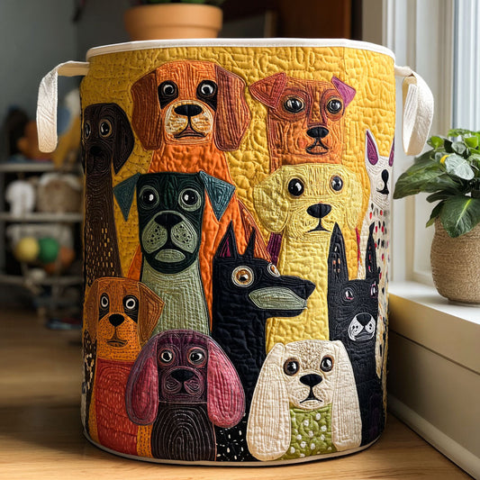 Lleno de Perros | Cesto para la Ropa Hecho a Mano