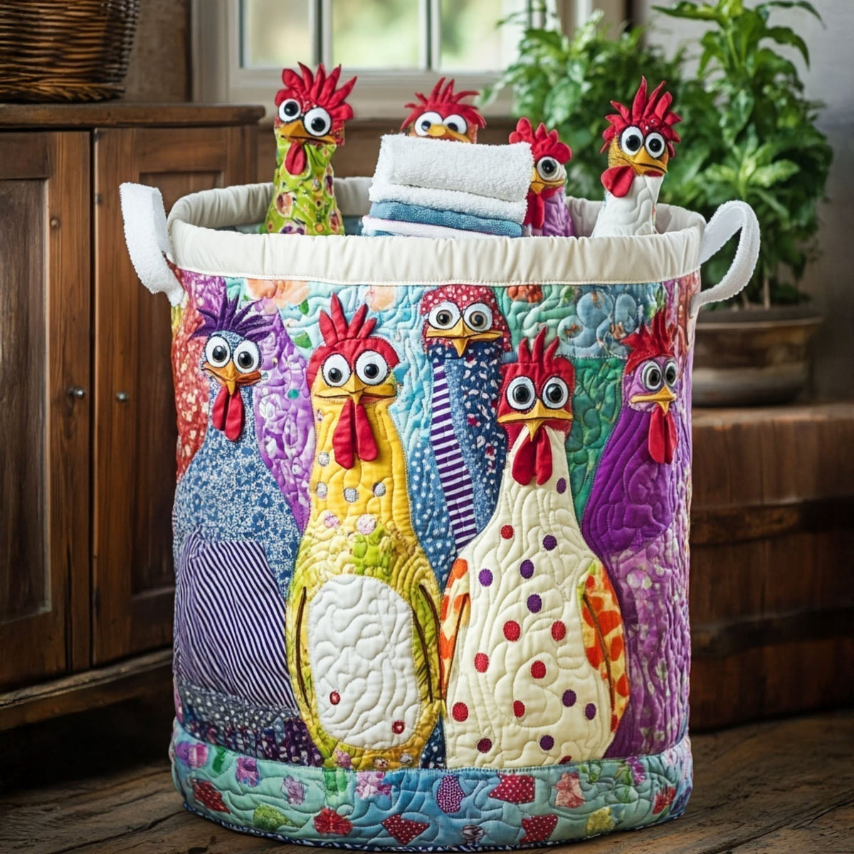 Gallina | Cesto para la Ropa Hecho a Mano