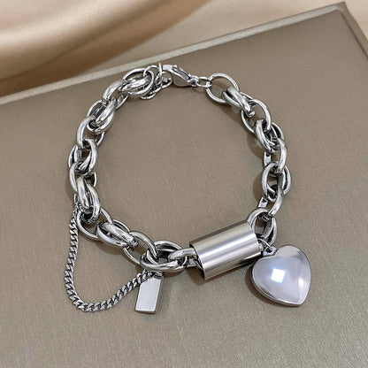 Pulsera en forma de corazón | Oro