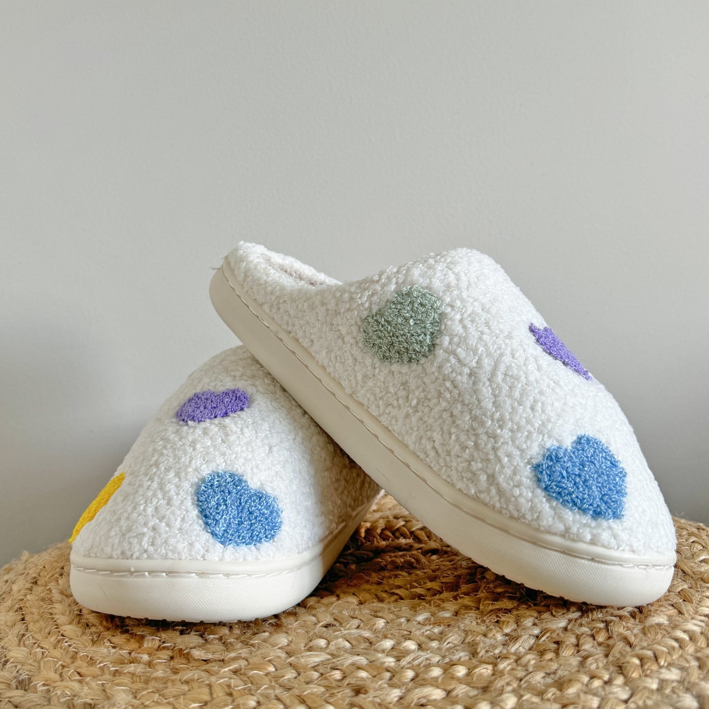 Natoli | Pantuflas Coloridas con Corazón