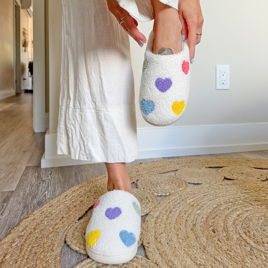Natoli | Pantuflas Coloridas con Corazón