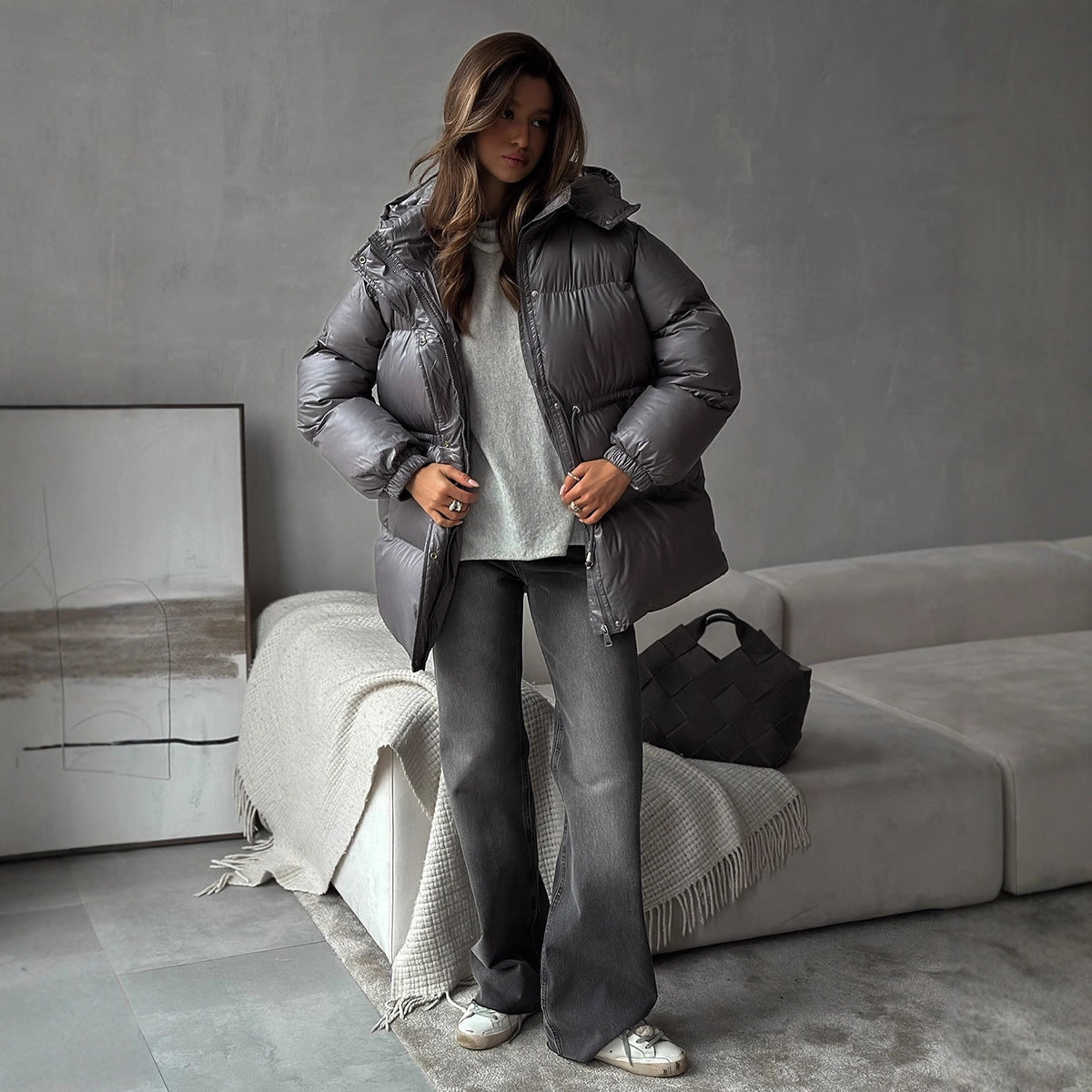 Consuelo™ | Abrigo acolchado con cinturón