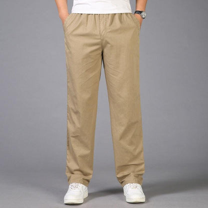 Natoli | Pantalón de lino (gris y caqui)