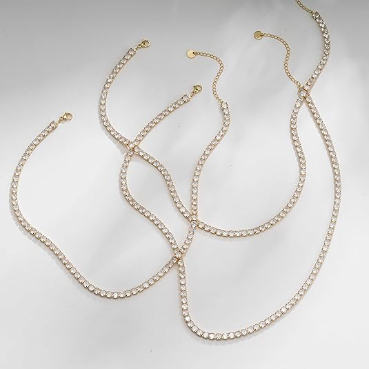 Collar de tenis | Dorado