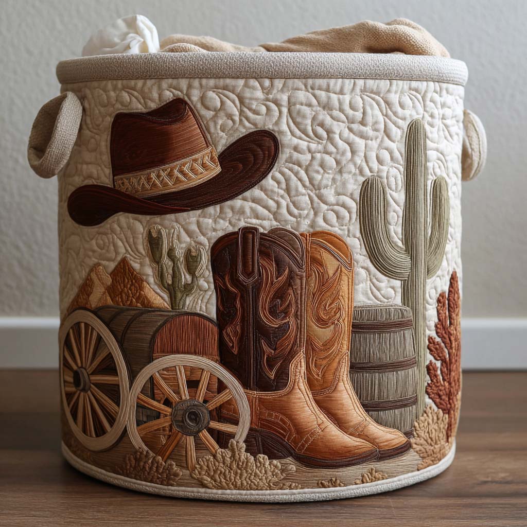Espíritu Western | Cesto para la Ropa Hecho a Mano