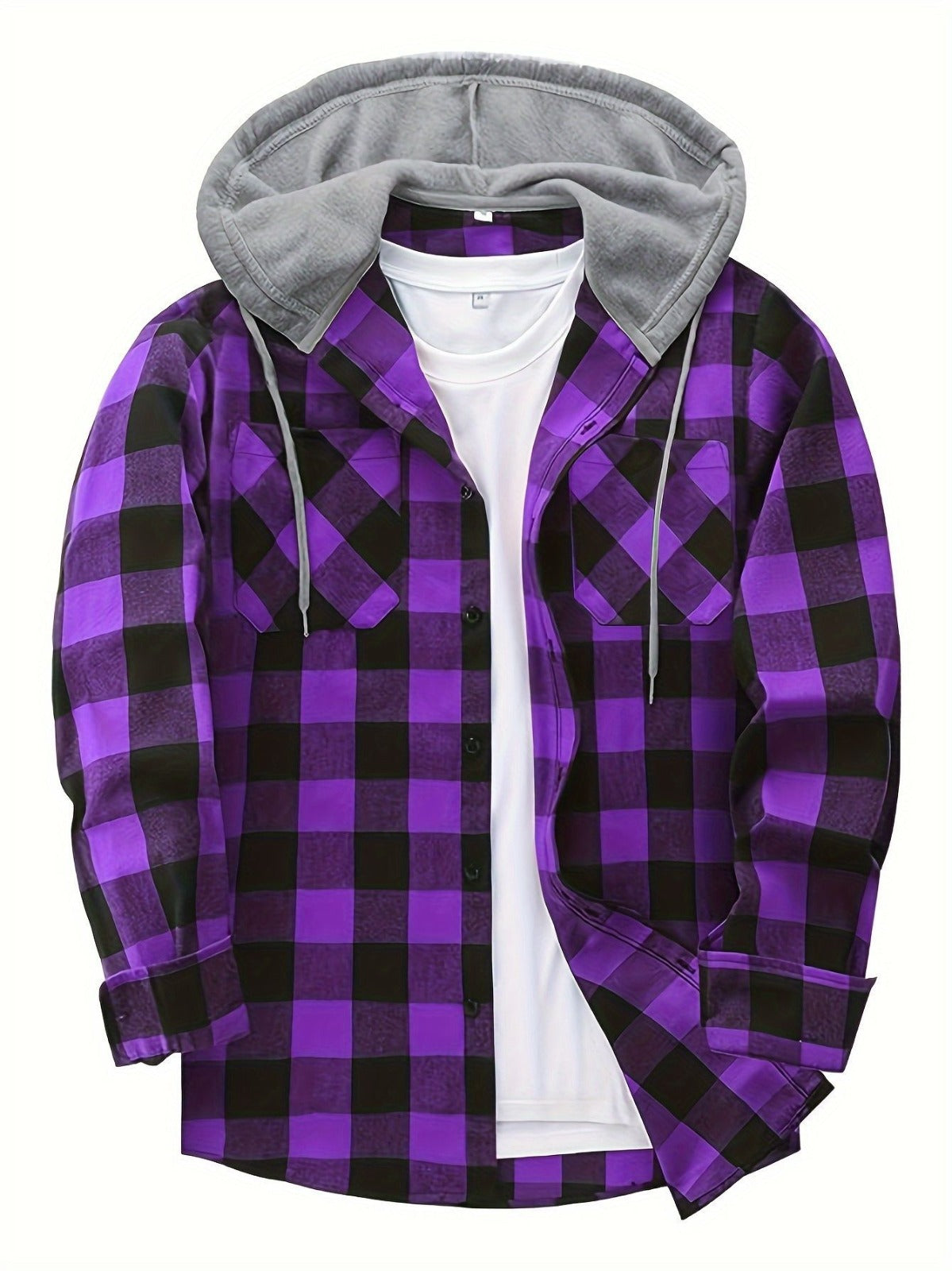 Natoli | Chaqueta de cuadros para hombre con forro cálido