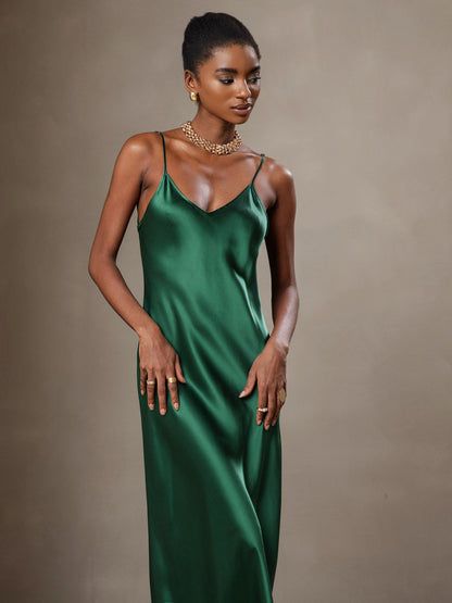 Seta - Vestido largo con tirantes finos