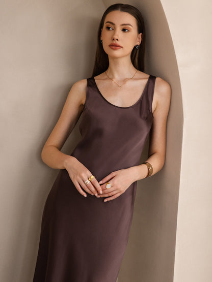 Sora - Vestido largo de seda pura