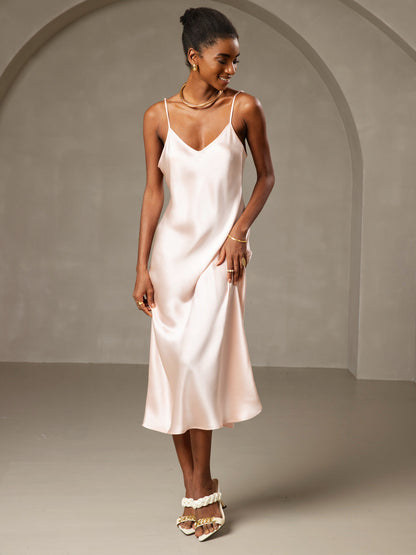 Seta - Vestido largo con tirantes finos