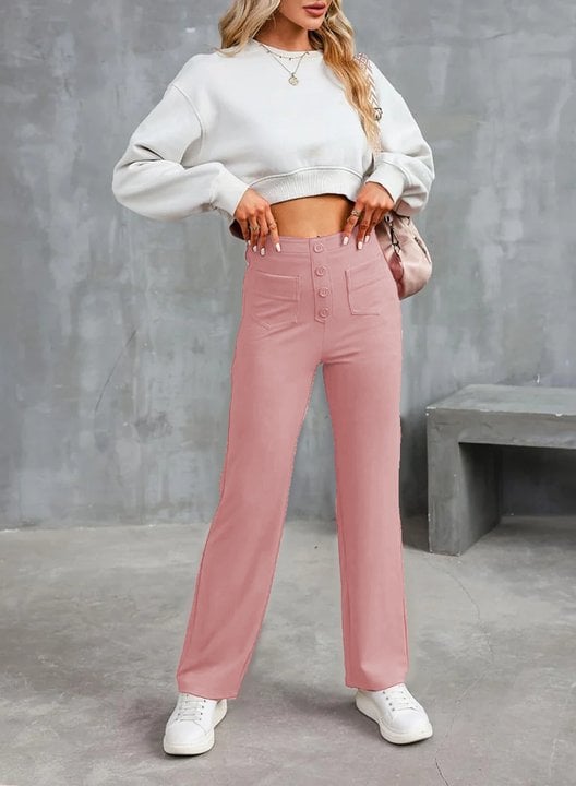 FRIEDA | Pantalones de cintura alta y pierna ancha