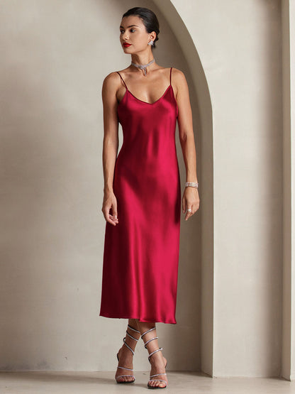 Seta - Vestido largo con tirantes finos