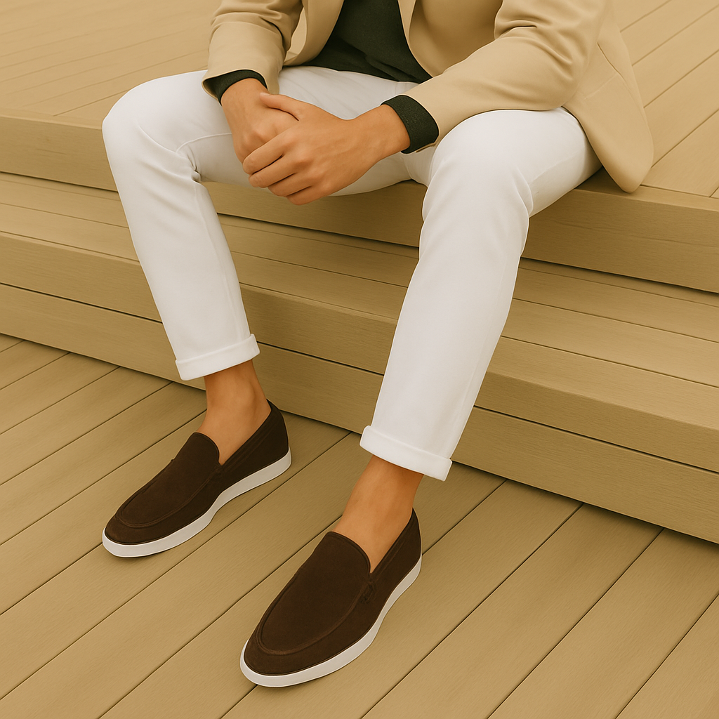 Natoli | Mocassins élégants en daim