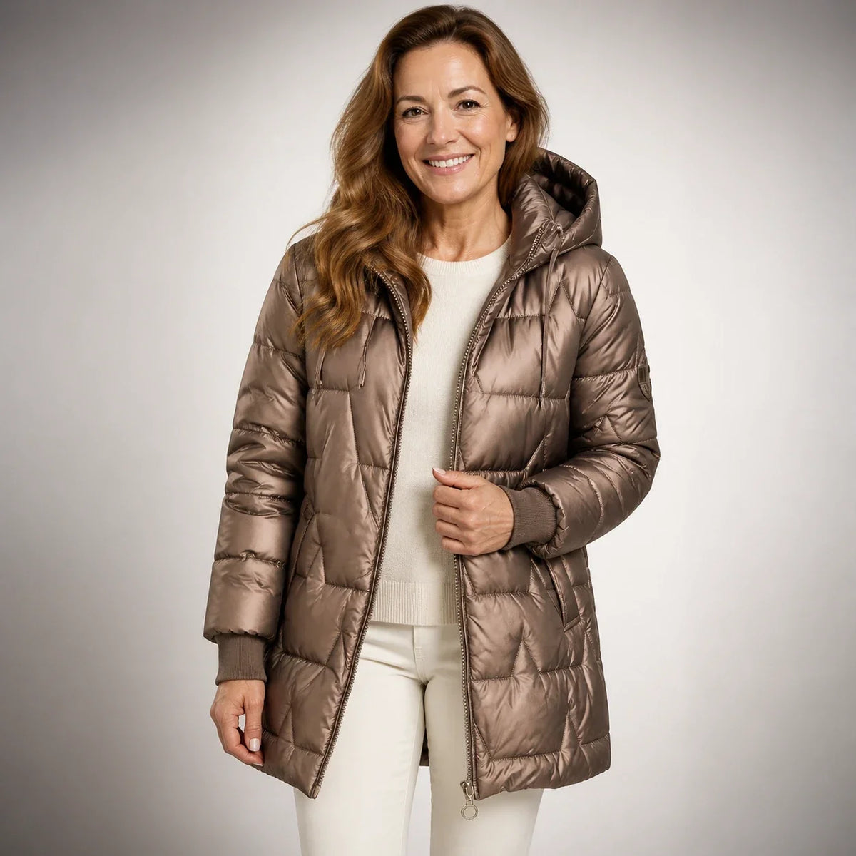 Ariana™ | Abrigo acolchado con capucha