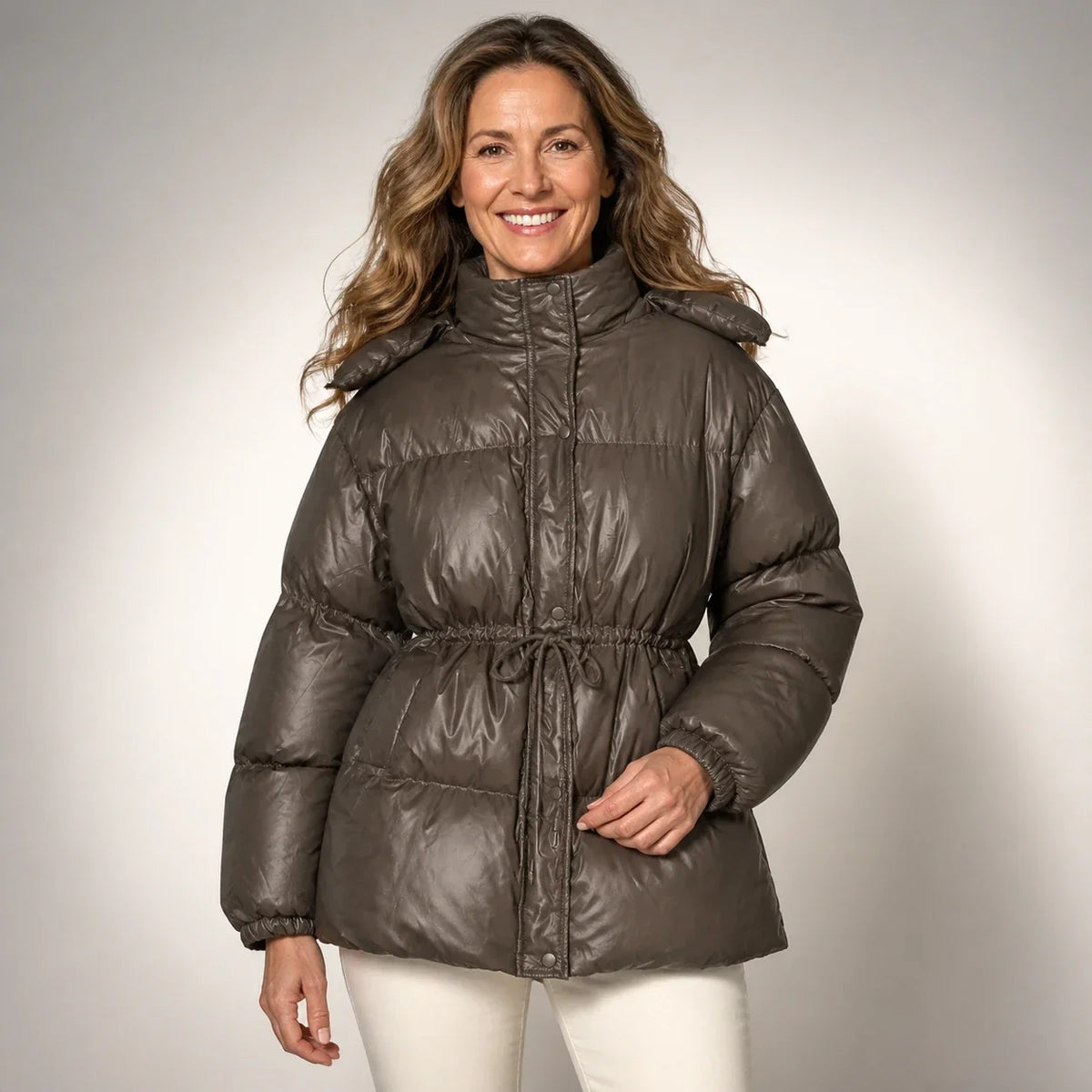 Consuelo™ | Abrigo acolchado con cinturón