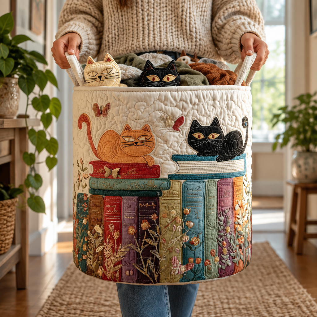 Gato y Libros - en uso