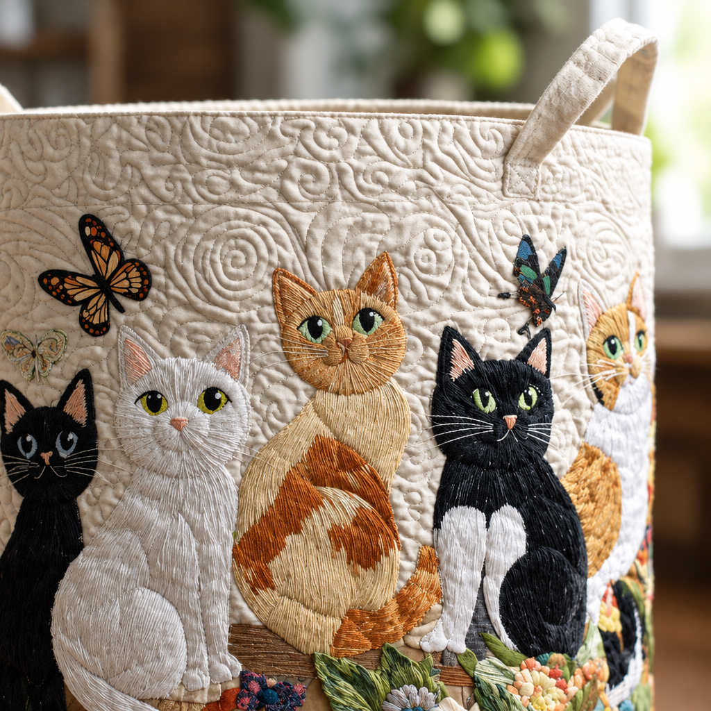 Gatos en el Jardín - detalle