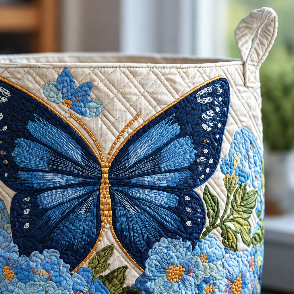 Mariposa y Flores - detalle