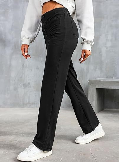 FRIEDA | Pantalones de cintura alta y pierna ancha