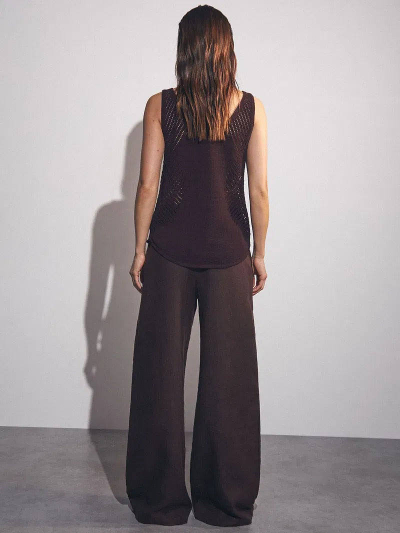 GLYJEL | Pantalones de corte holgado y pierna ancha