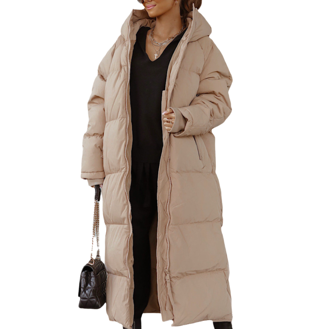 Claire™ | Abrigo largo acolchado